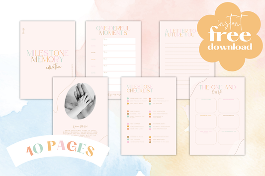 Milestone Memory Pack (Free)